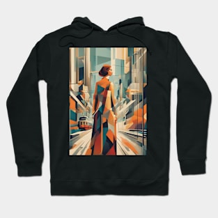 A Woman and a Tram 007 -Soviet realism - Trams are Awesome! Hoodie